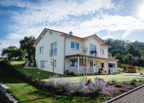 Einfamilienhaus ohne Keller mit Doppelgarage